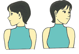 首の動きチェック